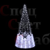 Новогодняя ель "Звездная" 3м Белая