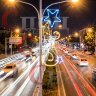 Консоль "Звездный вальс" 1,5х0,6м белый на золотом